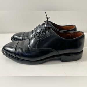 Allen Edmonds Black Leather Oxfords Cap Toe Mens/Youth Size 6.5 Park Avenue